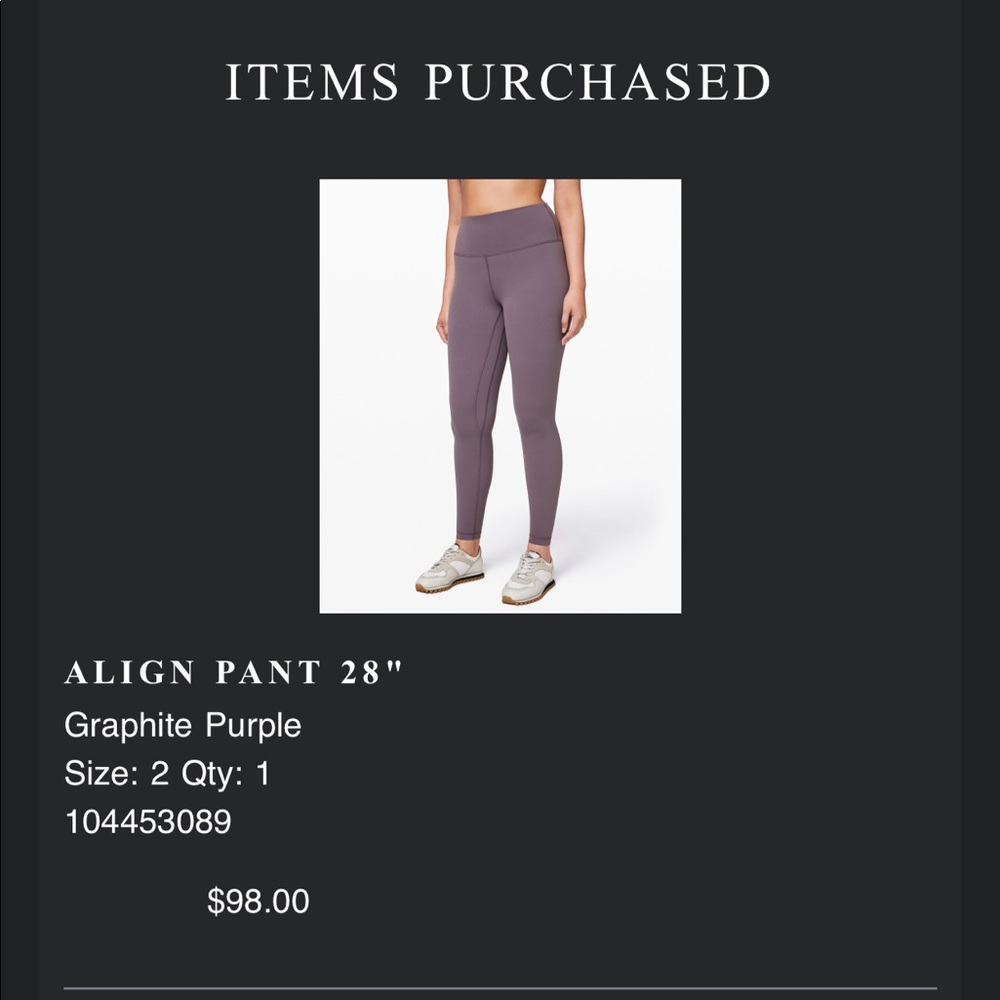 Lululemon legging